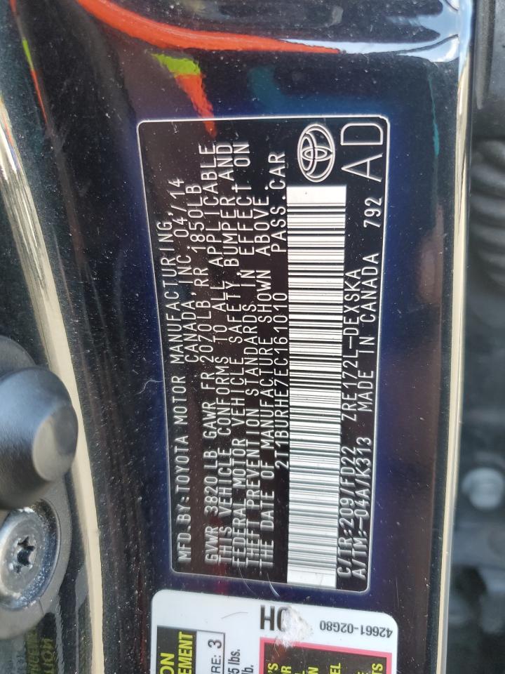 2014 TOYOTA COROLLA