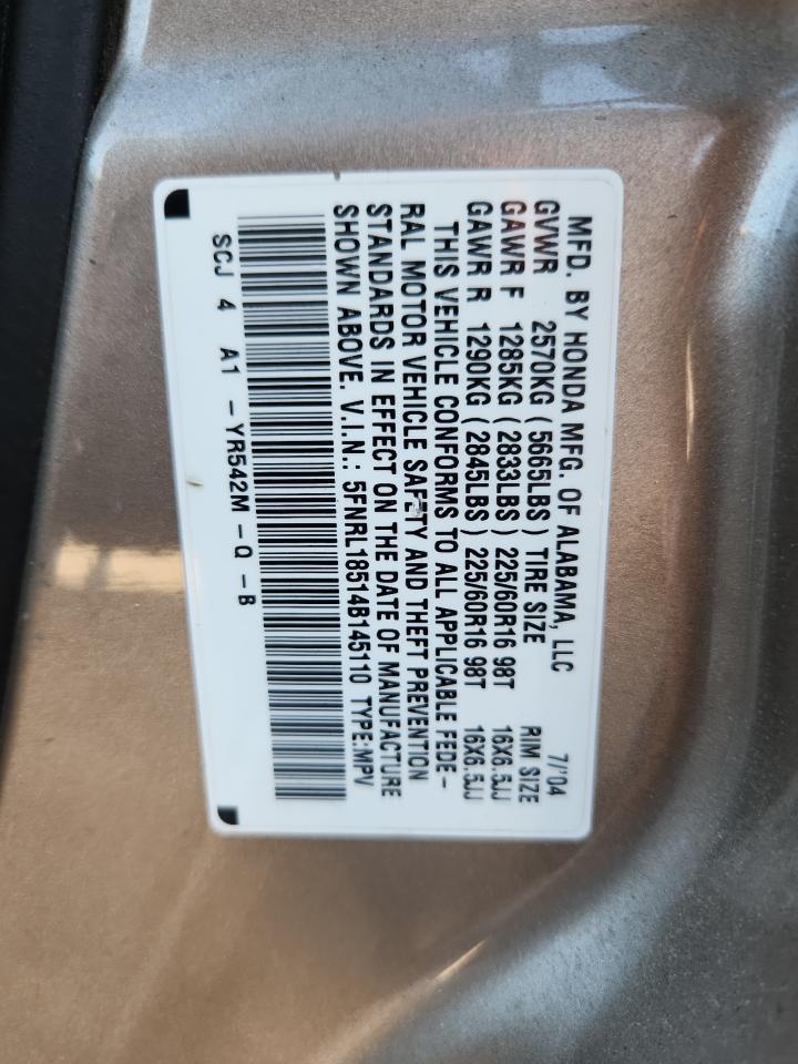 2004 HONDA ODYSSEY