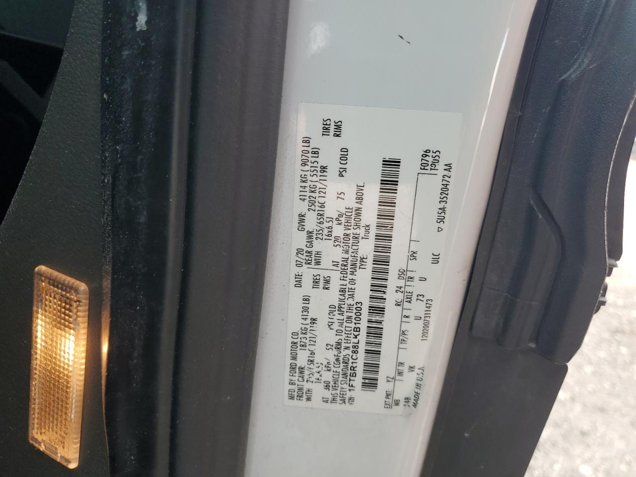 2020 FORD Transit