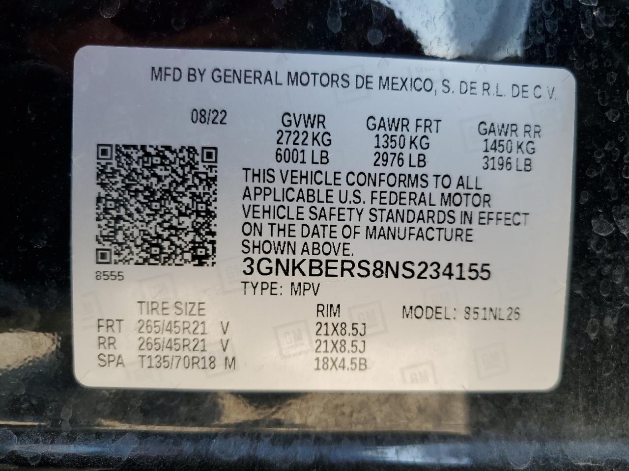 2022 CHEVROLET BLAZER