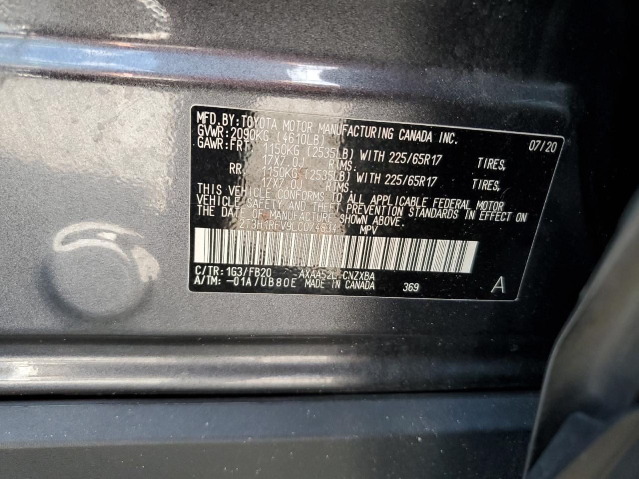 2020 TOYOTA RAV4