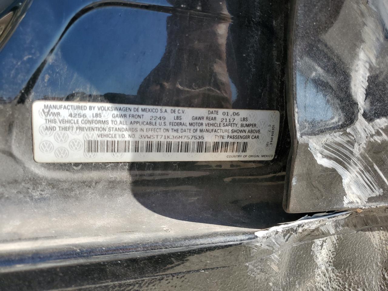 2006 VOLKSWAGEN JETTA