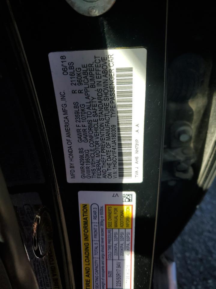 2018 HONDA ACCORD
