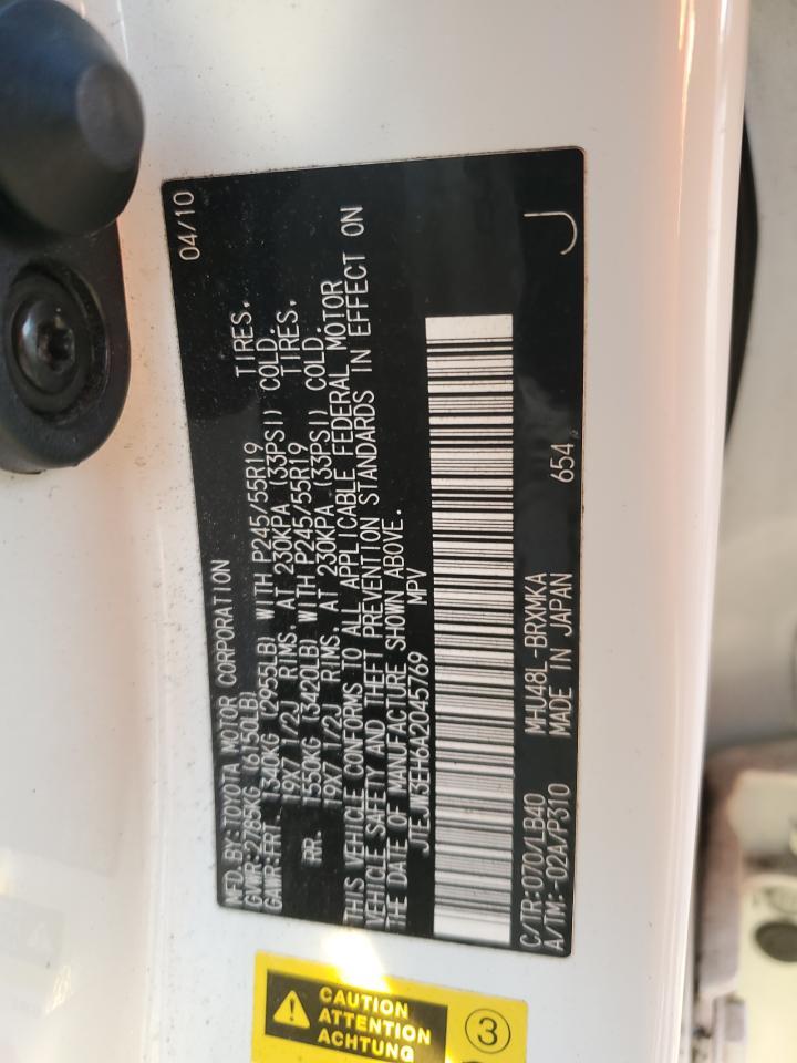 2010 TOYOTA HIGHLANDER