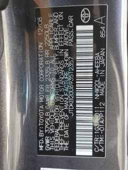 2009 TOYOTA PRIUS