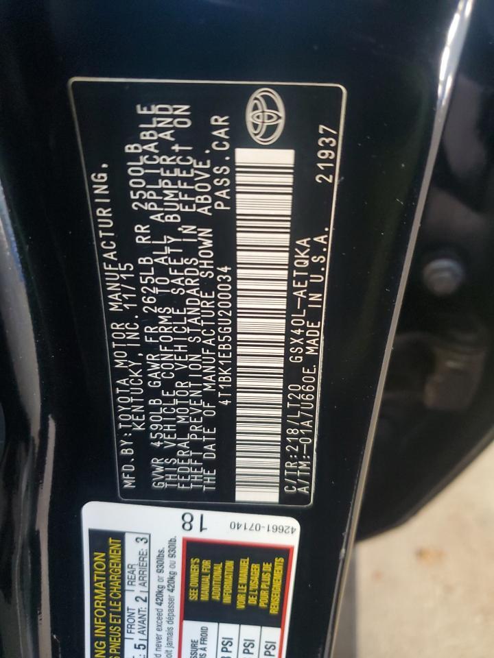 2016 TOYOTA Avalon