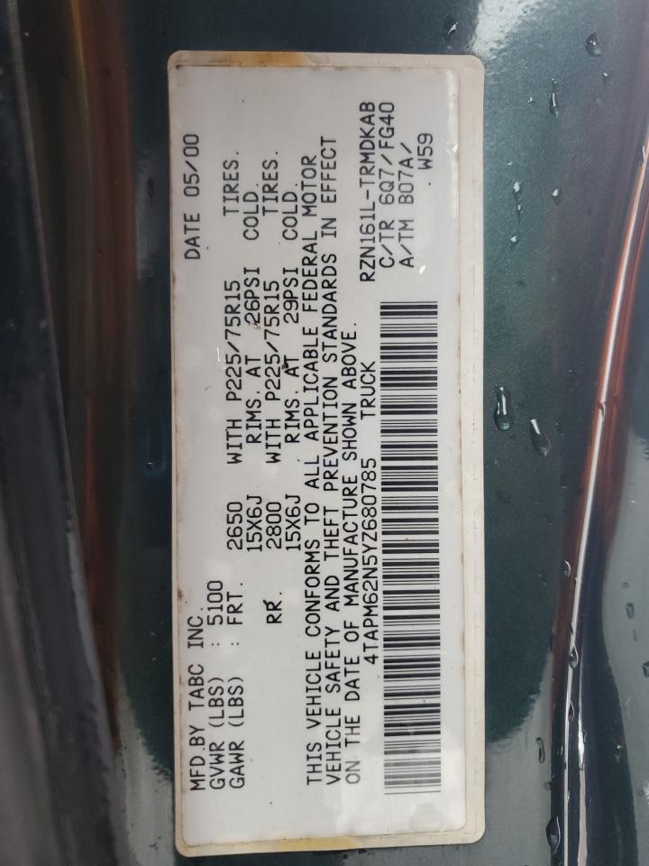 2000 TOYOTA TACOMA