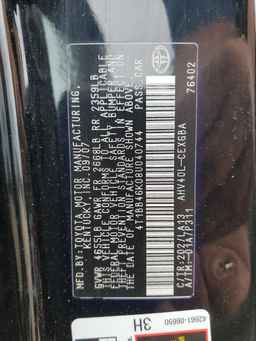 2008 TOYOTA CAMRY