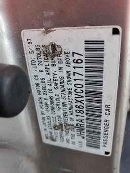 1997 HONDA ODYSSEY