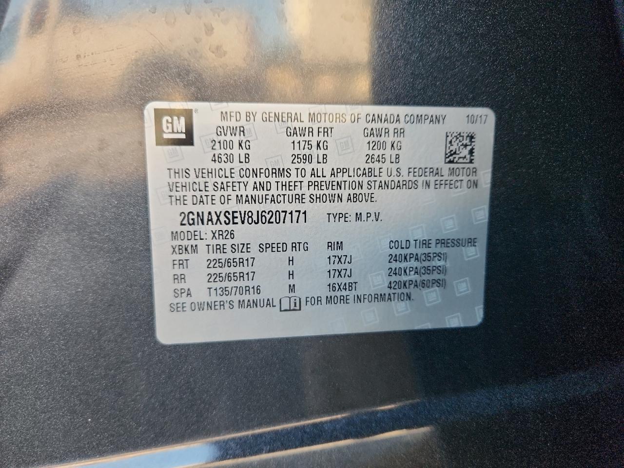 2018 CHEVROLET EQUINOX