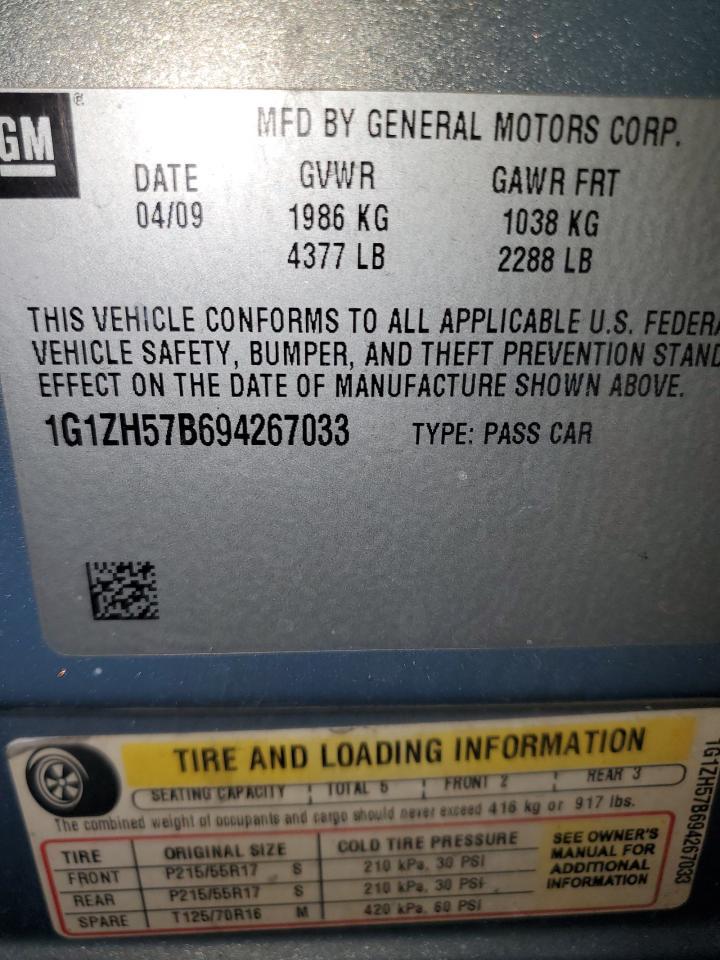 2009 CHEVROLET MALIBU
