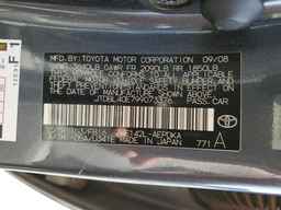 2009 TOYOTA COROLLA