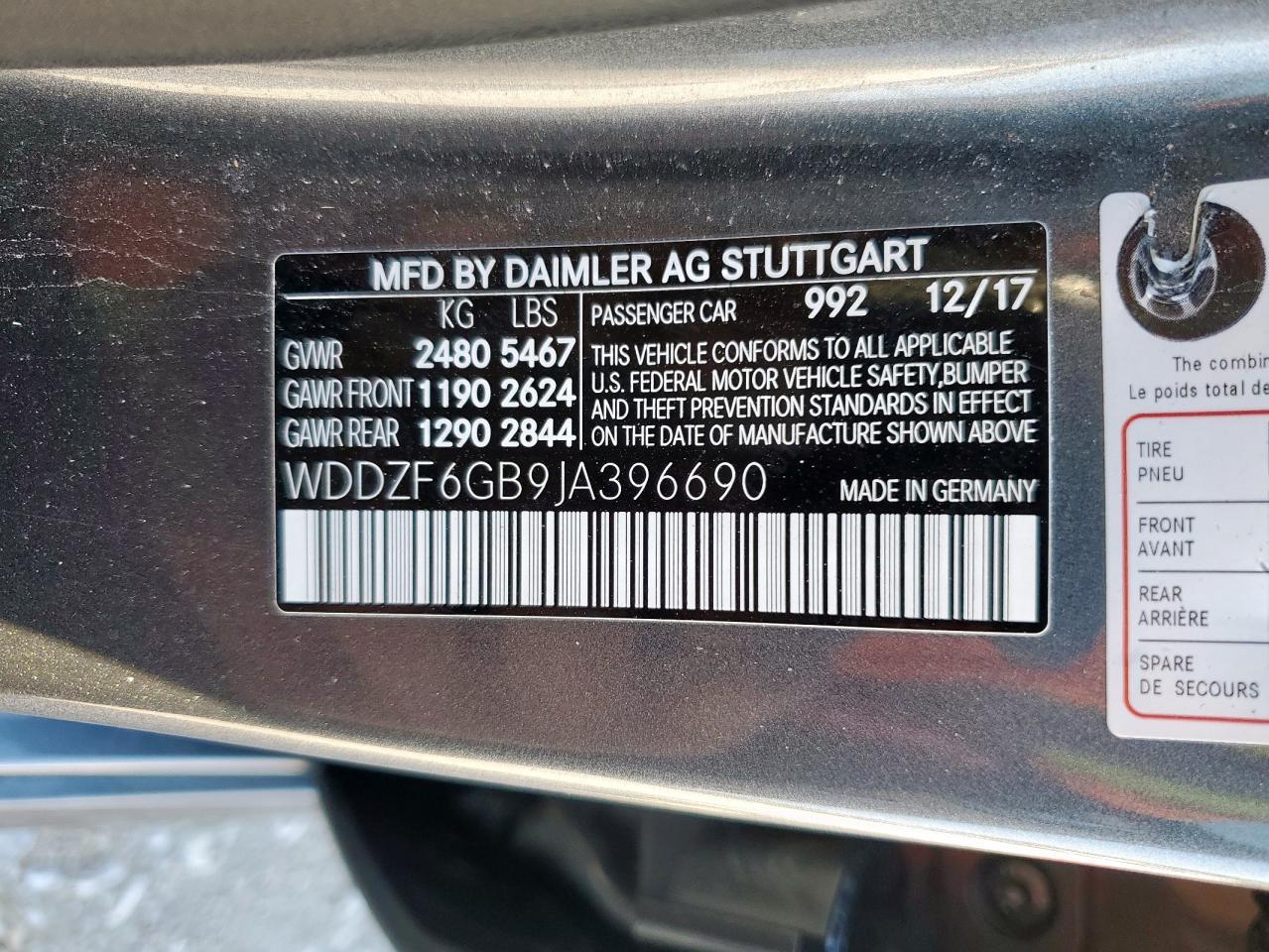 2018 MERCEDES-BENZ E-Class
