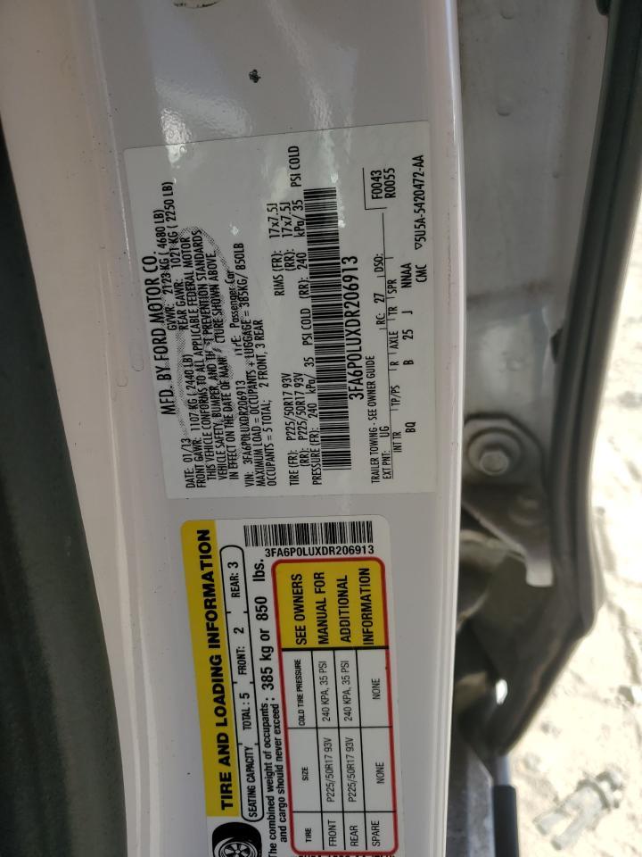 2013 FORD FUSION