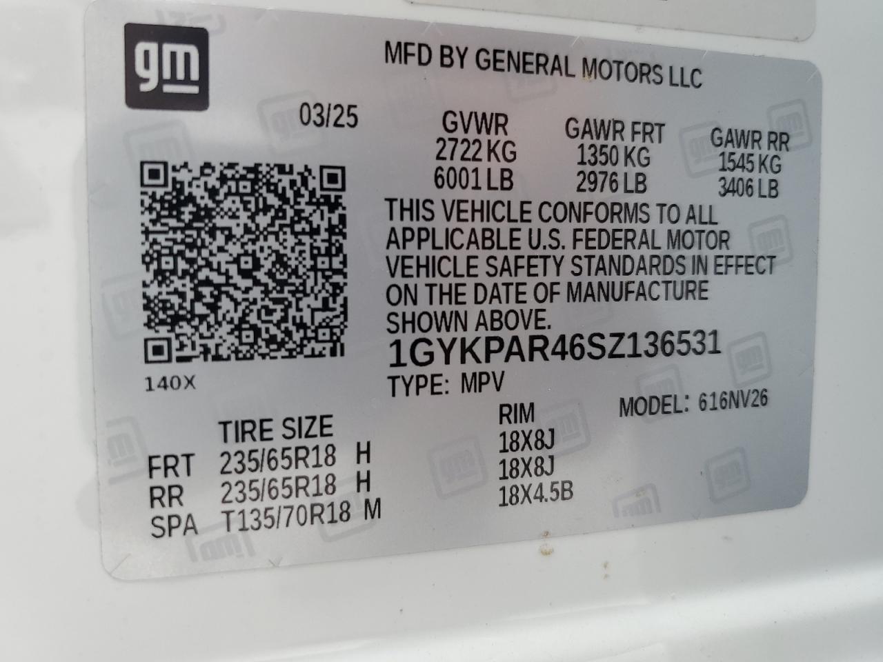 2025 CADILLAC XT6