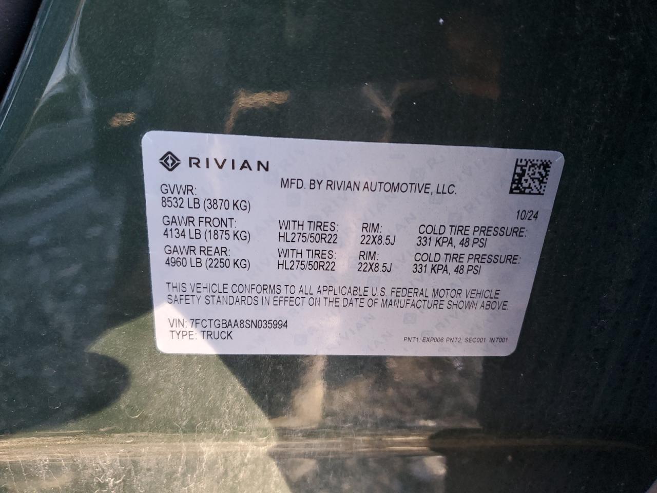 2025 RIVIAN R1t