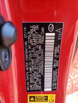 2014 LEXUS CT 200