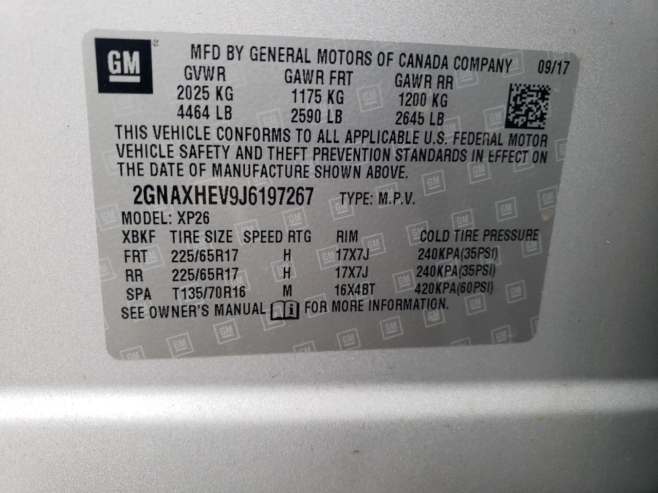 2018 CHEVROLET EQUINOX