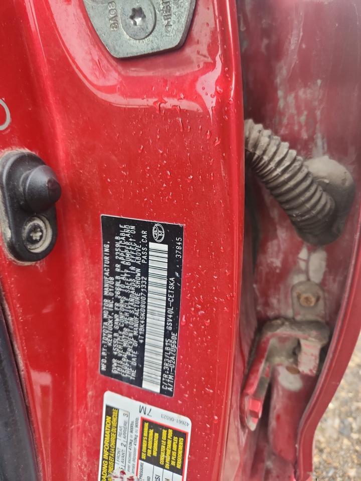 2008 TOYOTA CAMRY