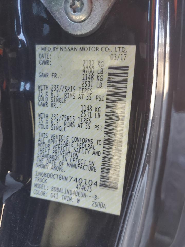 2017 NISSAN Frontier