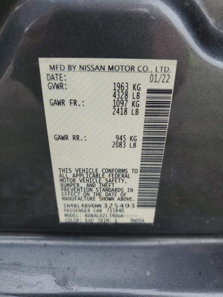 2022 NISSAN ALTIMA