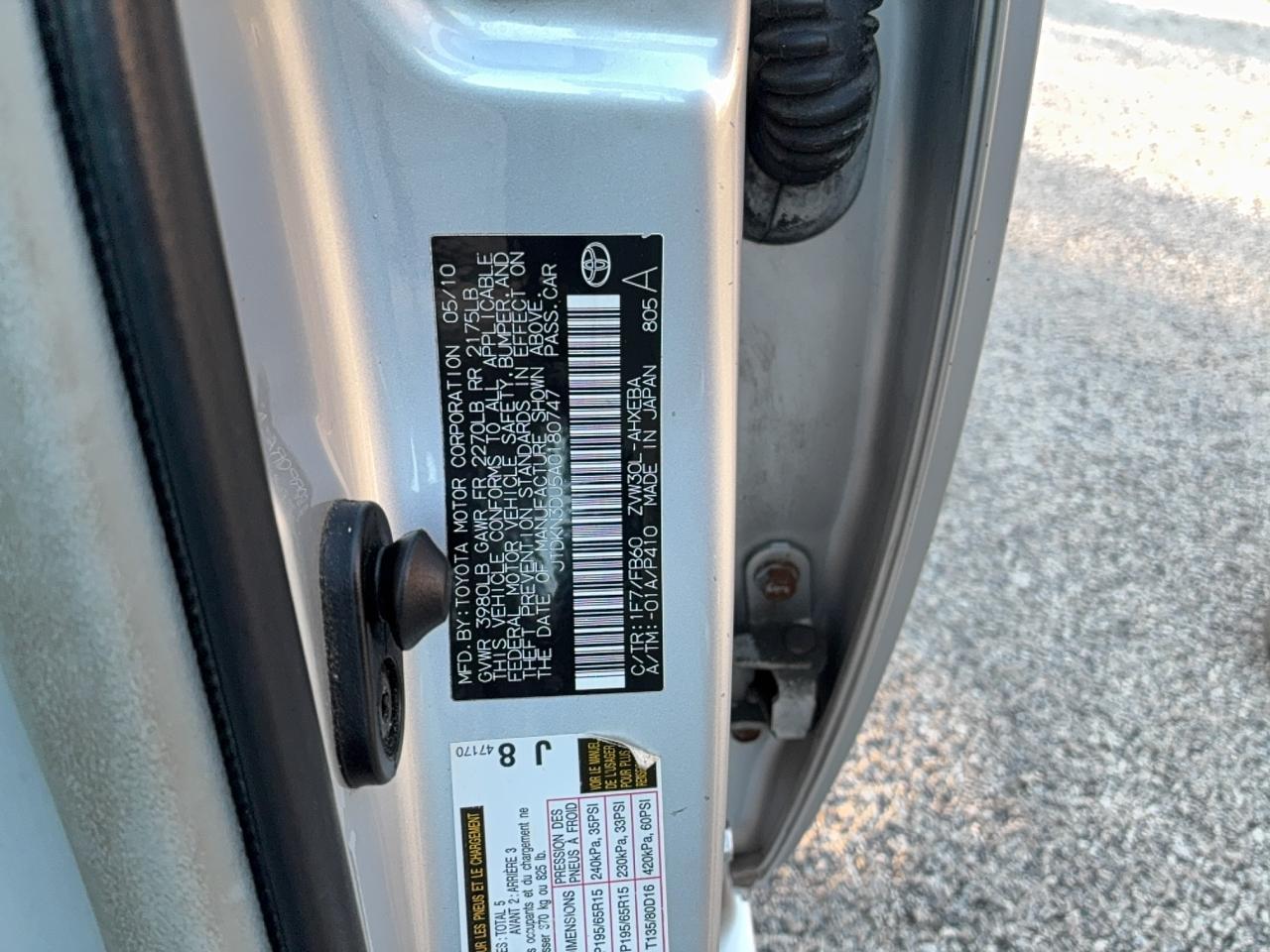 2010 TOYOTA PRIUS