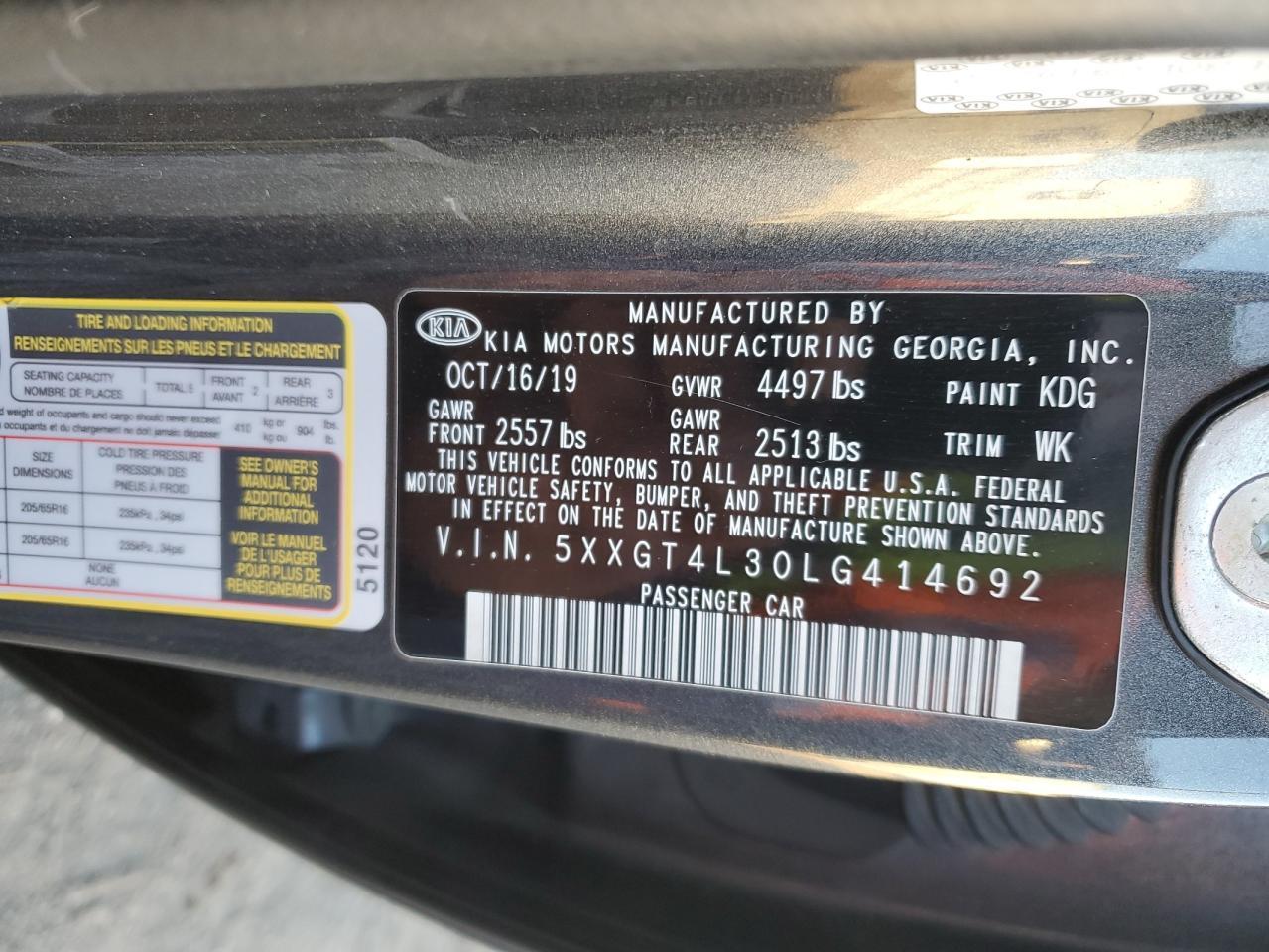 2020 KIA OPTIMA