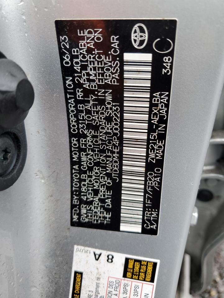2023 TOYOTA COROLLA