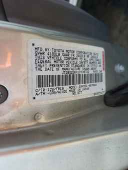 2001 TOYOTA CAMRY