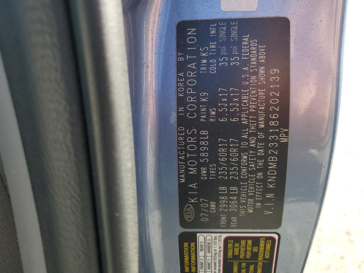 2008 KIA SEDONA