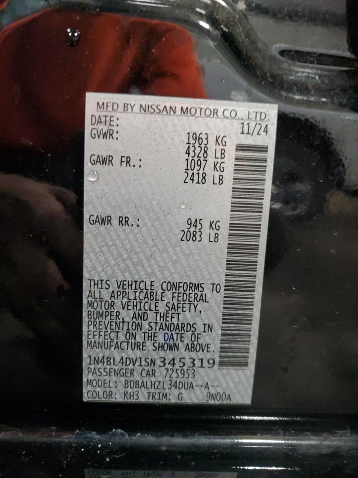 2025 NISSAN ALTIMA