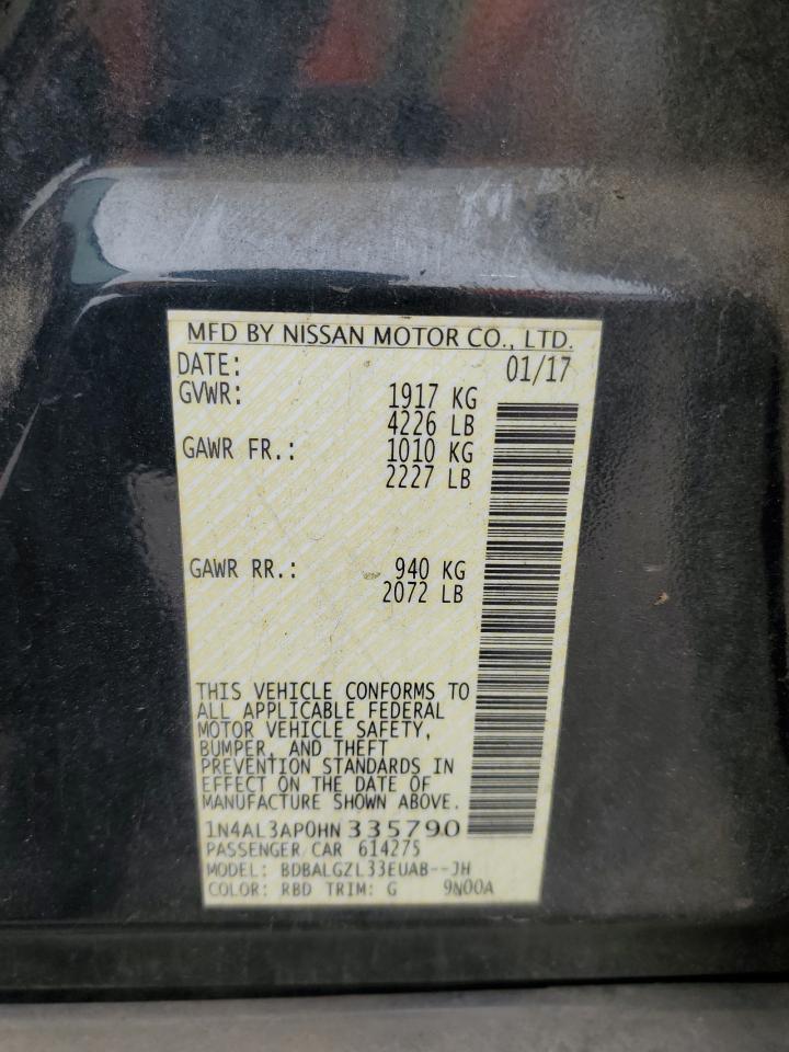 2017 NISSAN ALTIMA