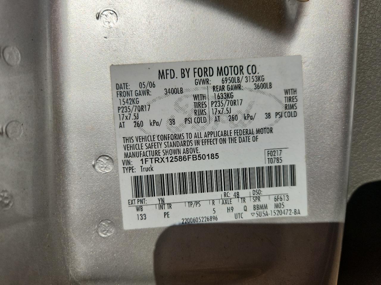 2006 FORD F-150
