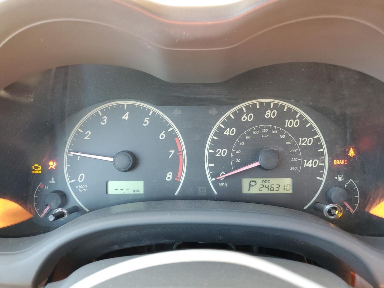 2009 TOYOTA COROLLA