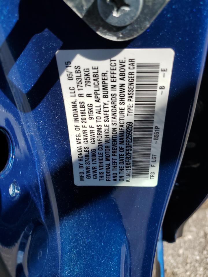 2015 HONDA CIVIC