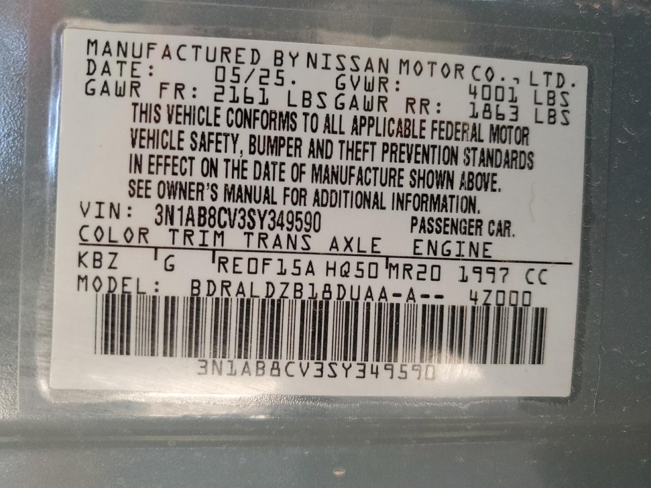 2025 NISSAN SENTRA