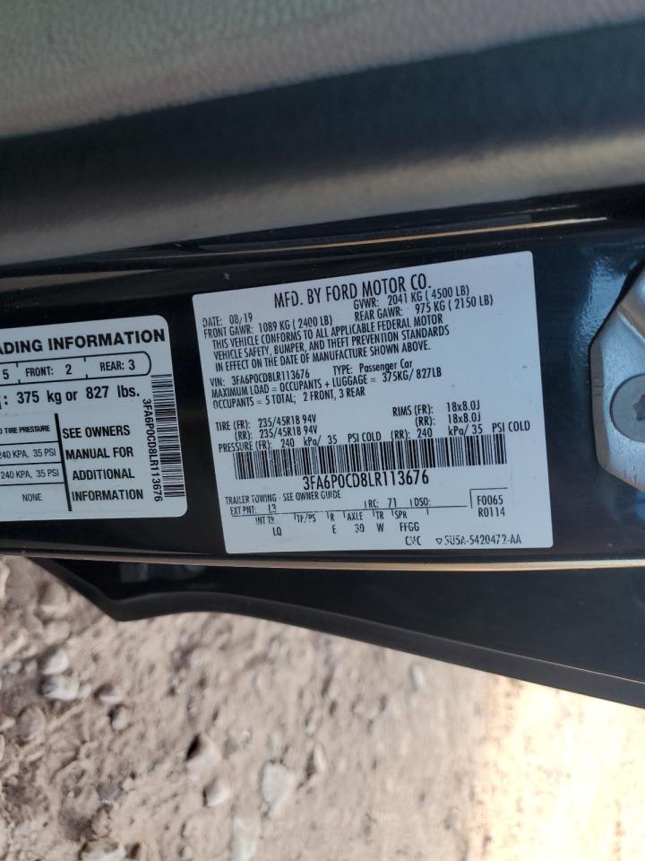 2020 FORD FUSION