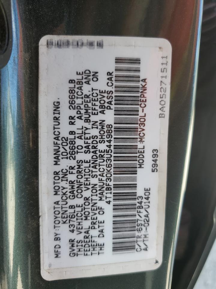 2003 TOYOTA CAMRY