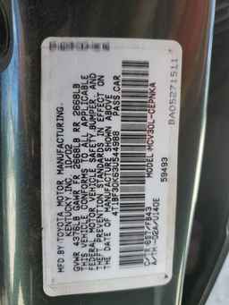 2003 TOYOTA CAMRY