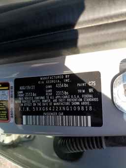 2022 KIA K5