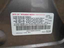 2012 MITSUBISHI outlander