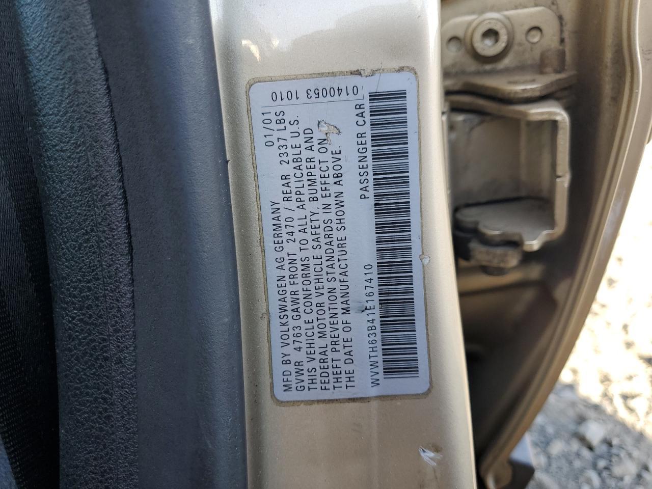 2001 VOLKSWAGEN Passat