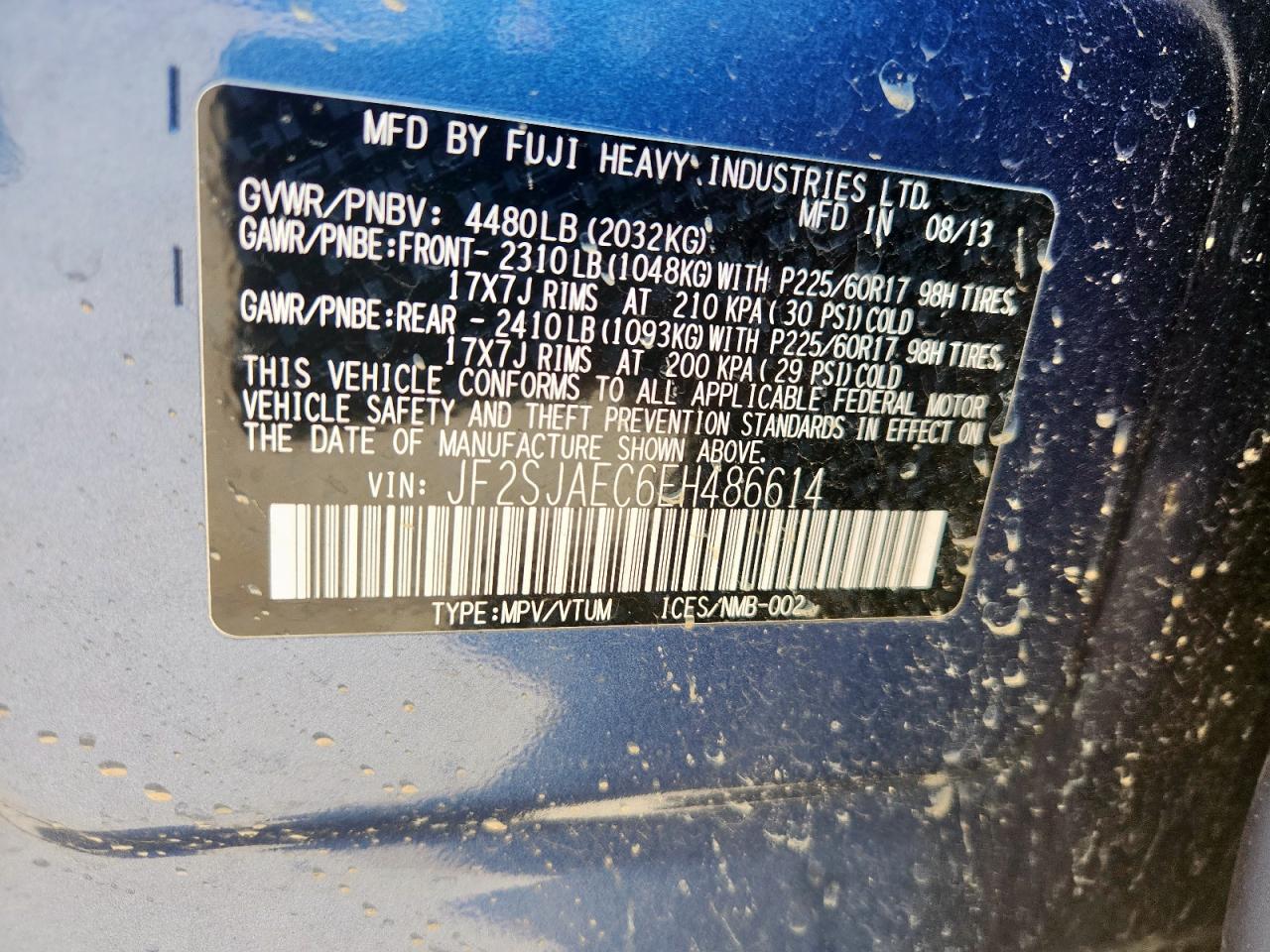2014 SUBARU FORESTER