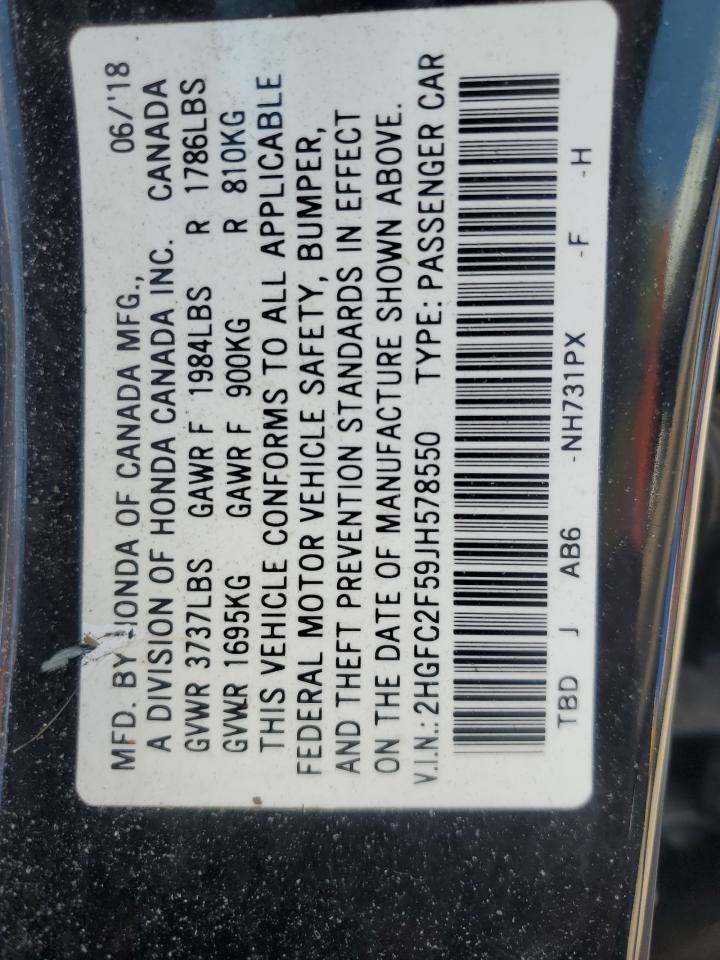2018 HONDA CIVIC