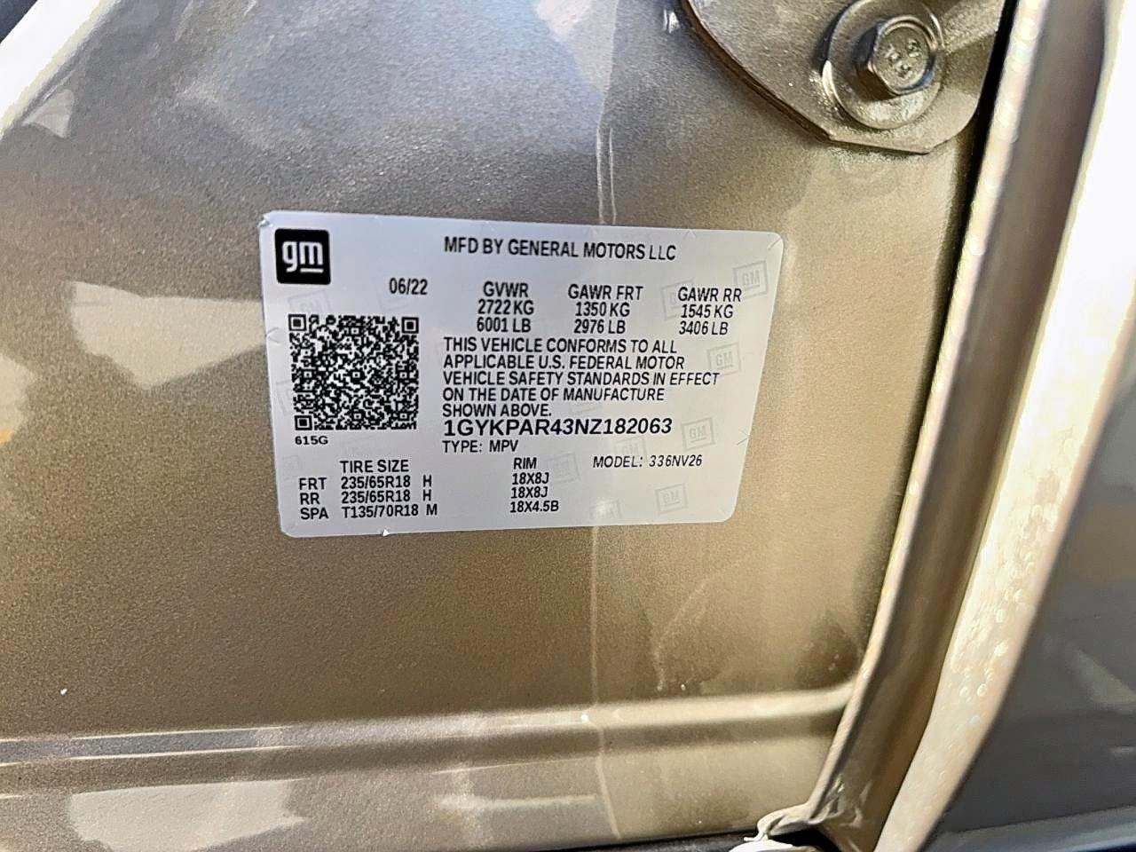 2022 CADILLAC XT6