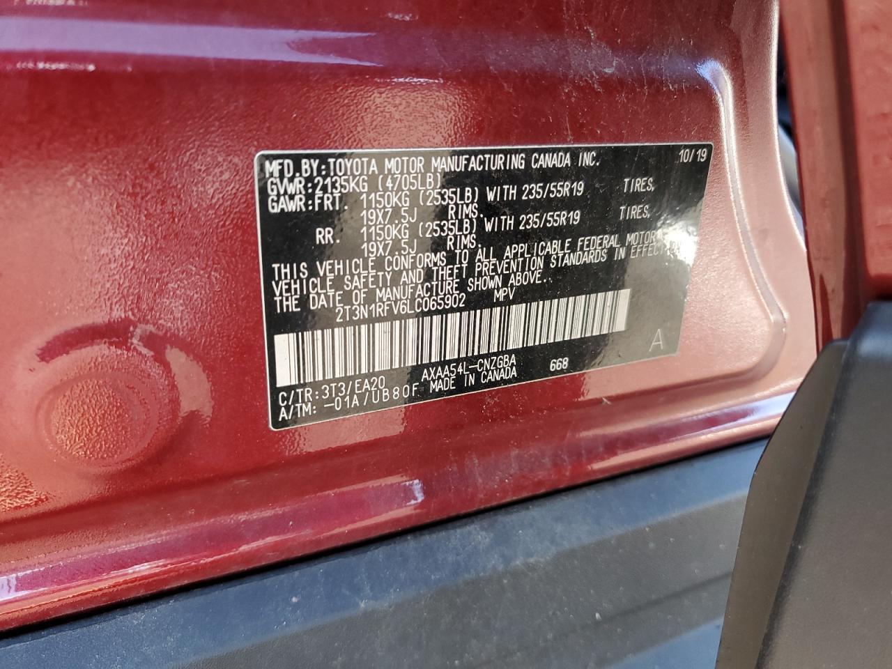 2020 TOYOTA RAV4