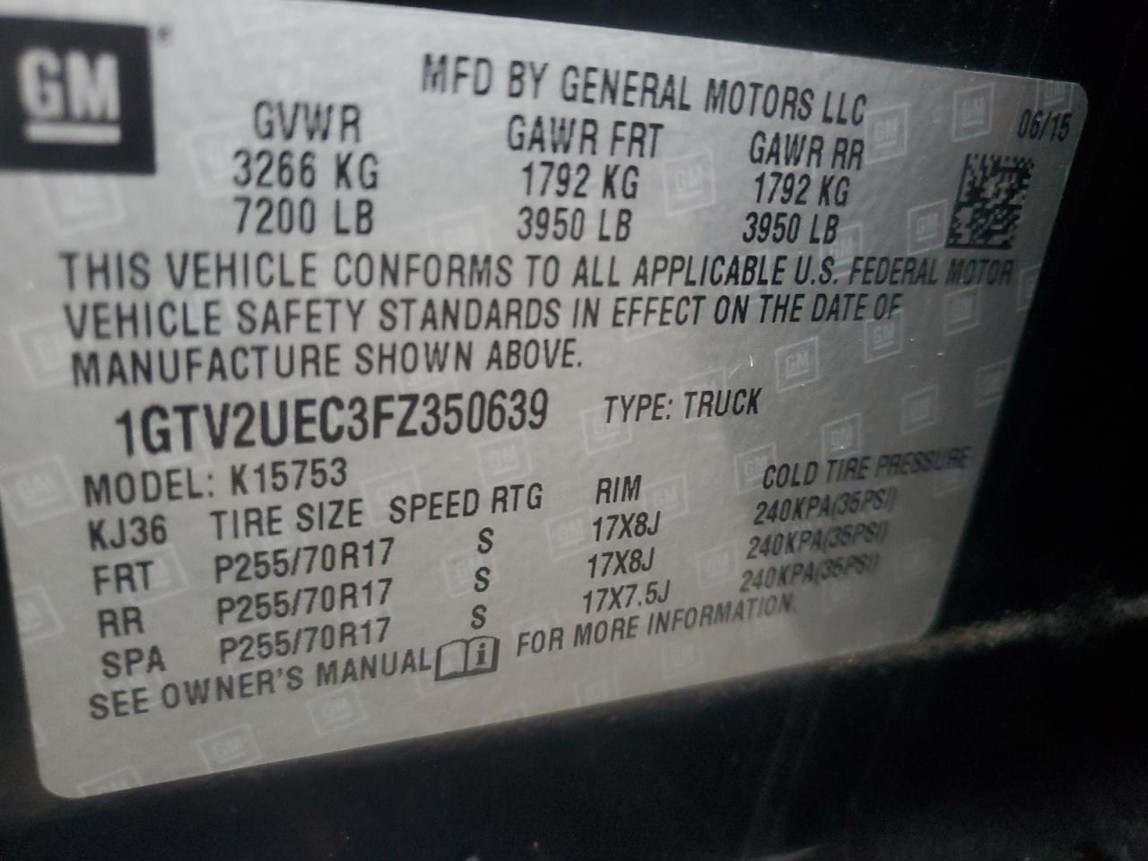 2015 GMC Sierra