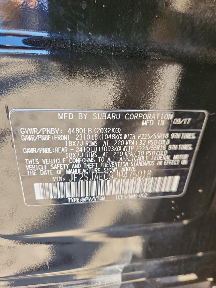 2018 SUBARU FORESTER