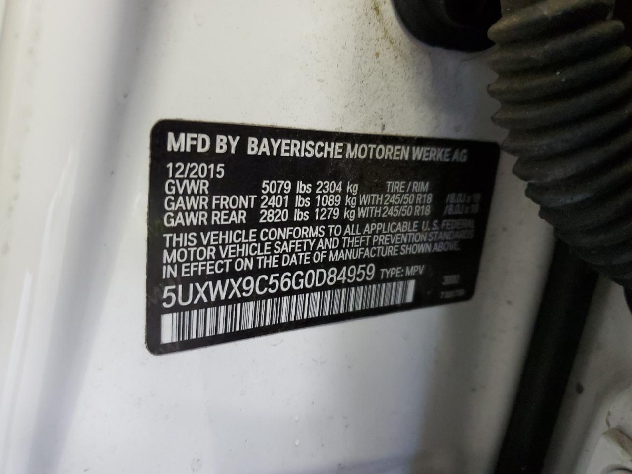 2016 BMW X3
