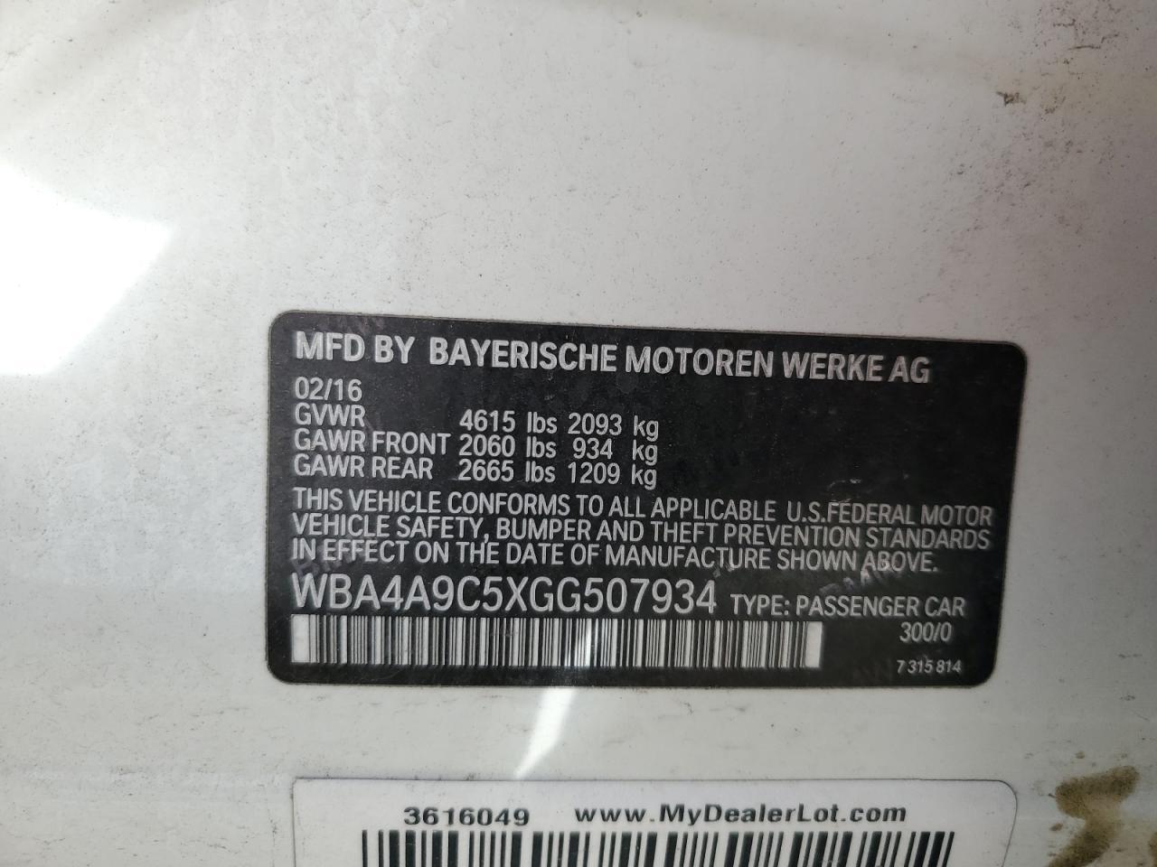 2016 BMW 4 Series